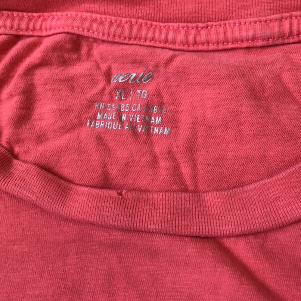 Aerie Distressed Boyfriend Tshirt - Picture 4 of 5